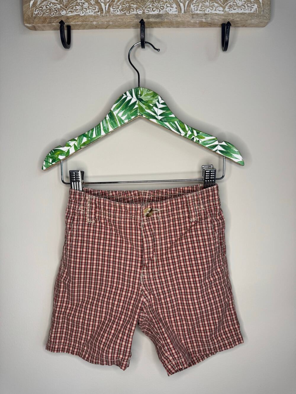 Janie and Jack Plaid Tailored Shorts sz 12-18M